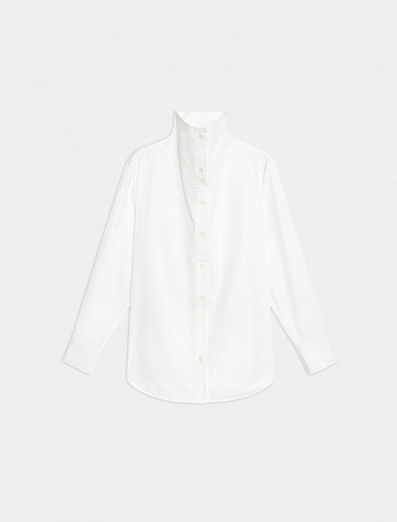 блуза с воротником-стойкой - цена, описание и отзывы - фото №1