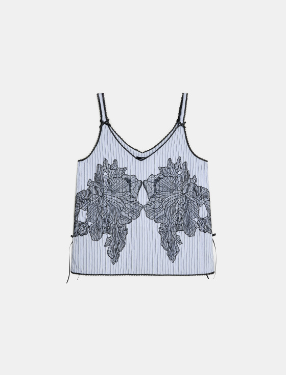 топ из вискозы с кружевом - цена, описание и отзывы - фото №1