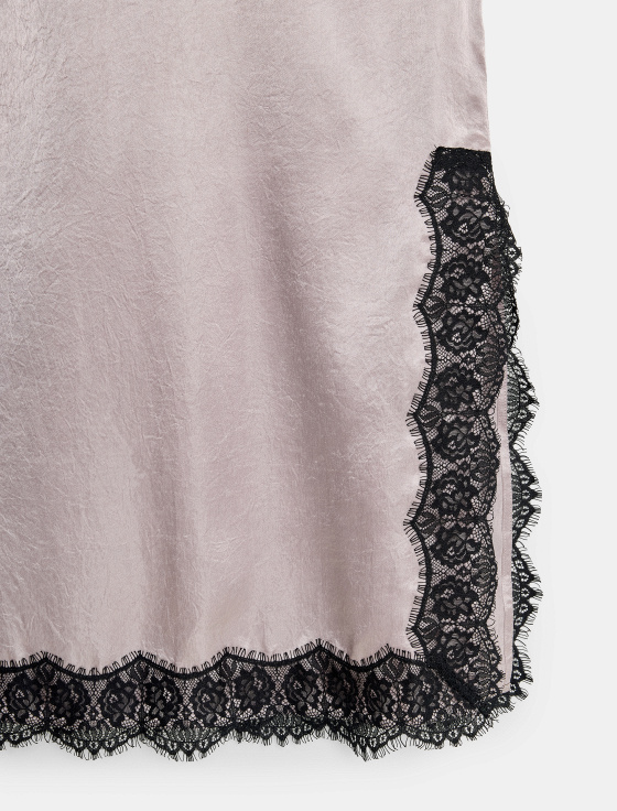 платье-миди из ацетата с кружевом - цена, описание и отзывы - фото №4