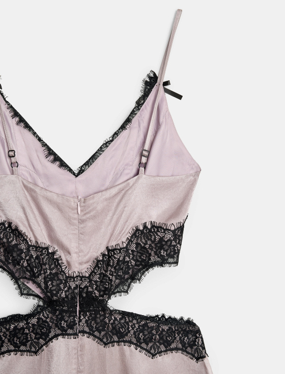 платье-миди из ацетата с кружевом - цена, описание и отзывы - фото №5