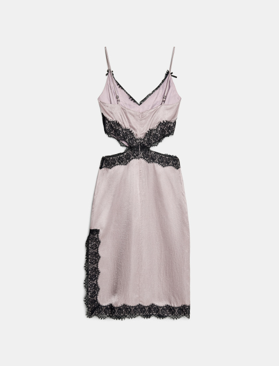 платье-миди из ацетата с кружевом - цена, описание и отзывы - фото №2