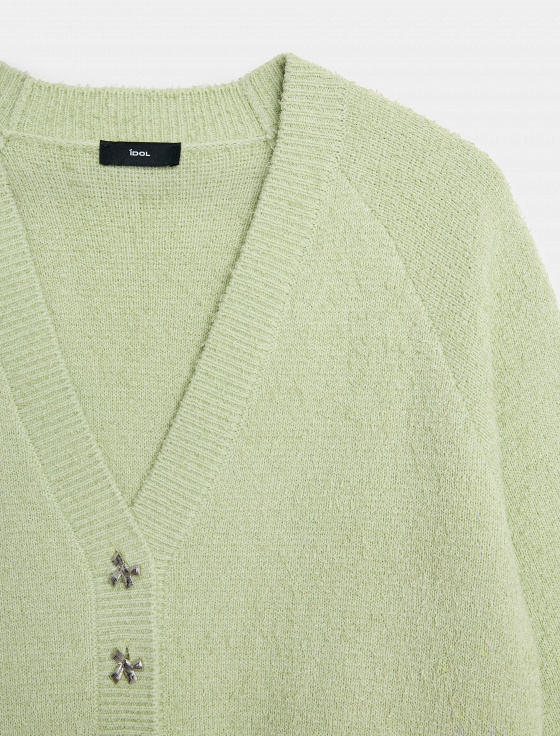 кардиган из хлопка и шерсти - цена, описание и отзывы - фото №3