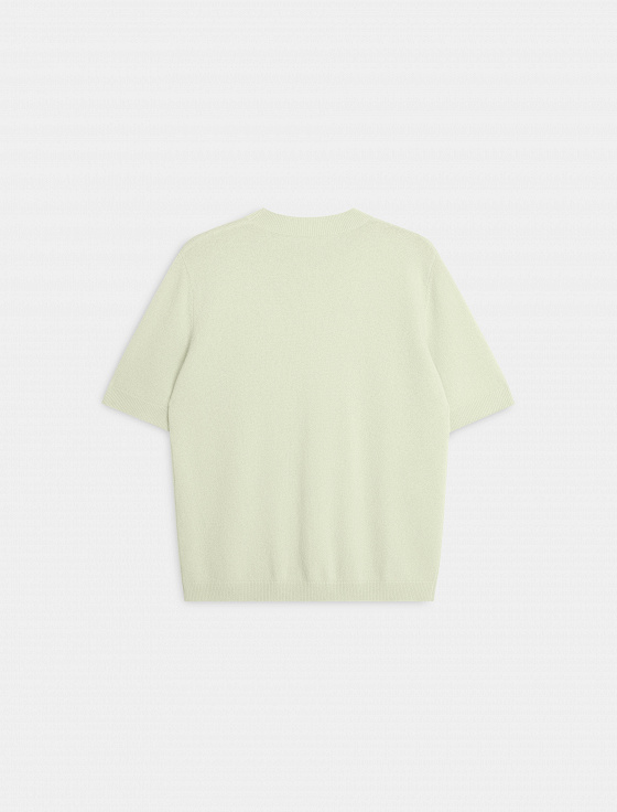 джемпер из шерсти и кашемира с коротким рукавом - цена, описание и отзывы - фото №2