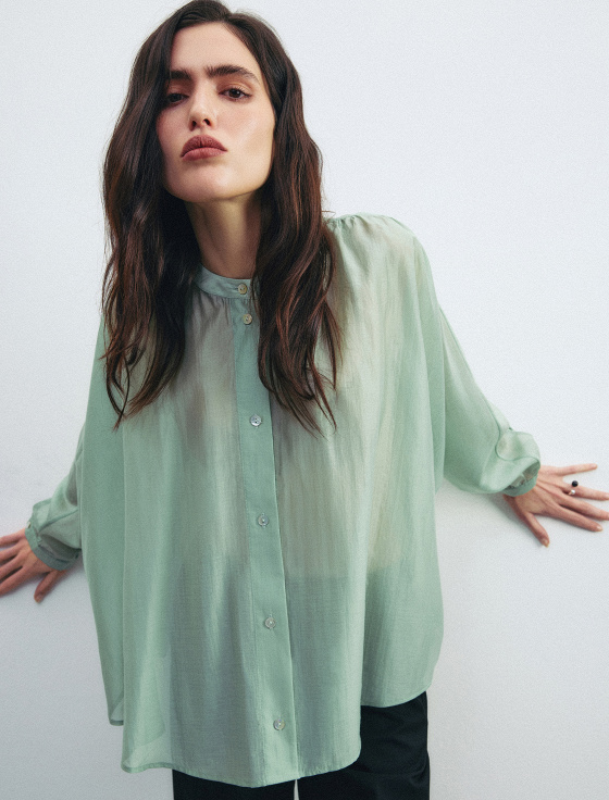 блуза из тенсела - цена, описание и отзывы - фото №1