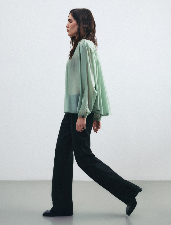 блуза из тенсела - цена, описание и отзывы - фото №2