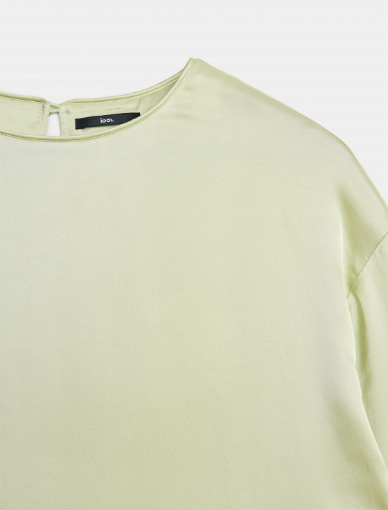 блуза из вискозы с коротким рукавом - цена, описание и отзывы - фото №3