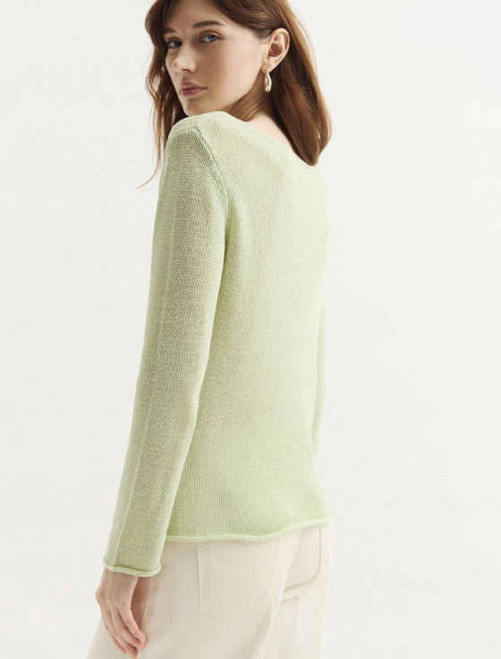 джемпер из 100% мерсеризованного хлопка - цена, описание и отзывы - фото №3