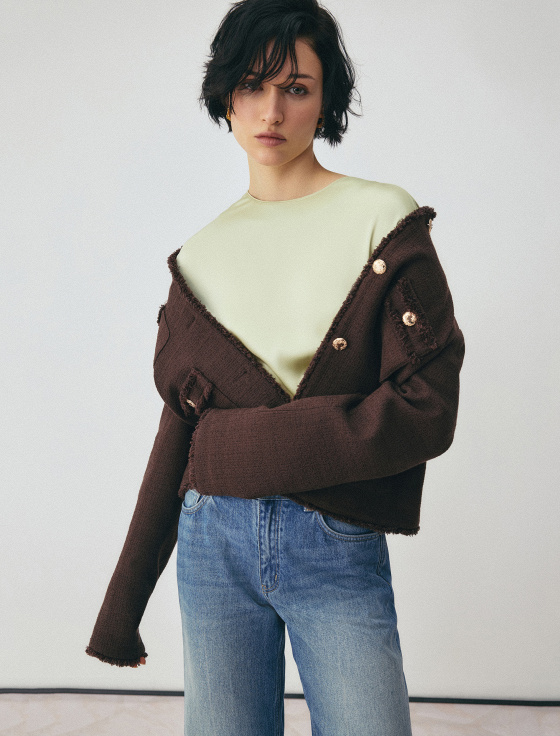 блуза из вискозы с коротким рукавом - цена, описание и отзывы - фото №2