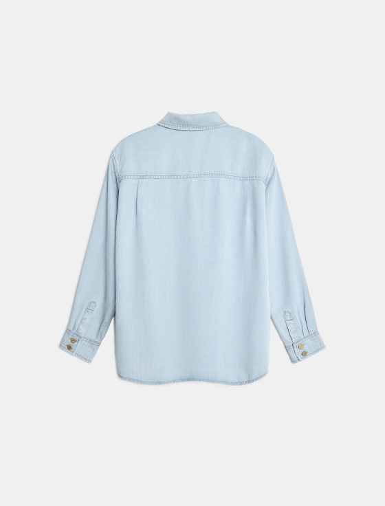 рубашка из денима - цена, описание и отзывы - фото №2