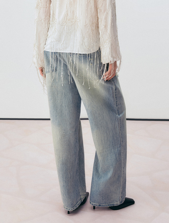 джинсы свободного прямого кроя - цена, описание и отзывы - фото №4