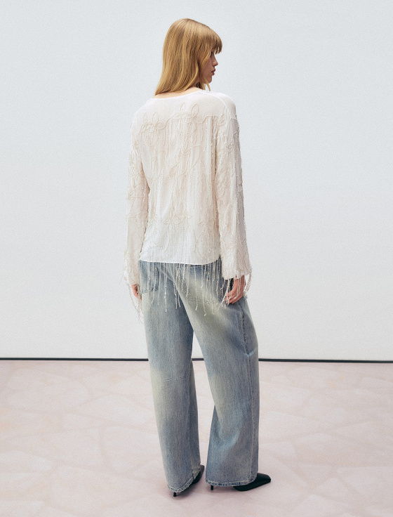 джинсы свободного прямого кроя - цена, описание и отзывы - фото №3