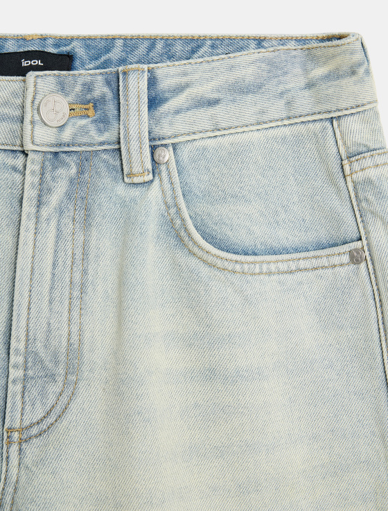 джинсы укороченные прямого кроя - цена, описание и отзывы - фото №5