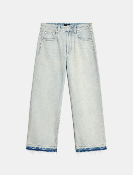 джинсы укороченные прямого кроя - цена, описание и отзывы - фото №1