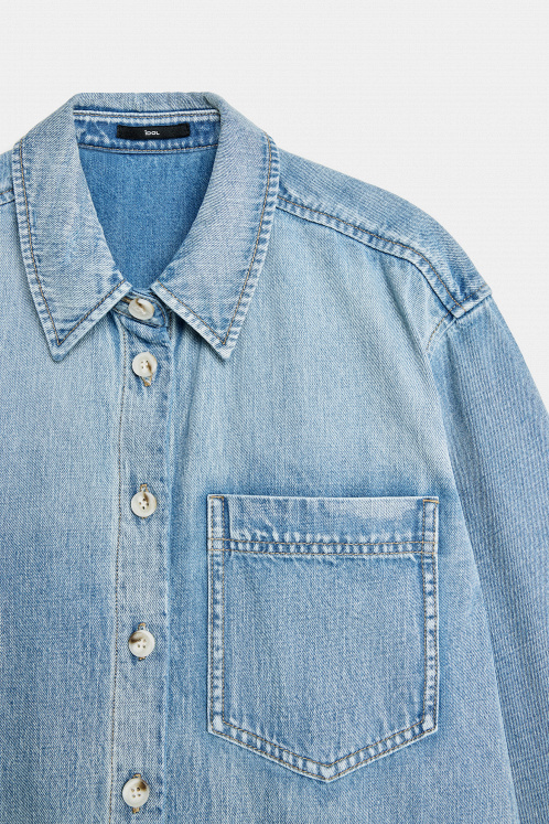 рубашка из денима - цена, описание и отзывы - фото №6