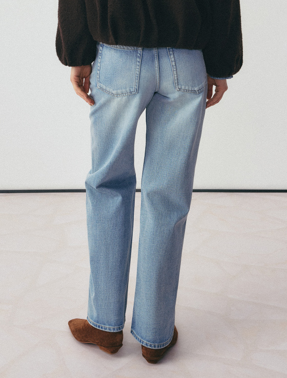 джинсы прямого кроя - цена, описание и отзывы - фото №4