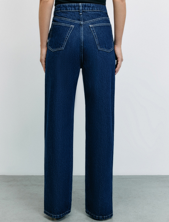 джинсы regular straight с разрезами - цена, описание и отзывы - фото №4