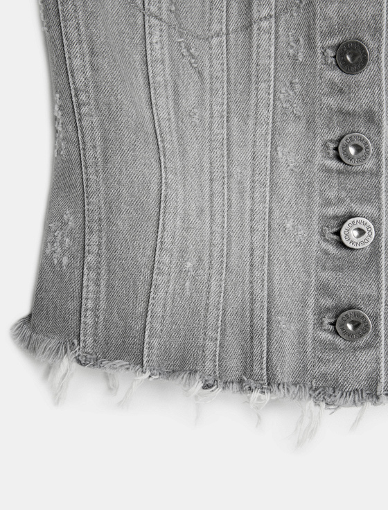 корсет из денима - цена, описание и отзывы - фото №7