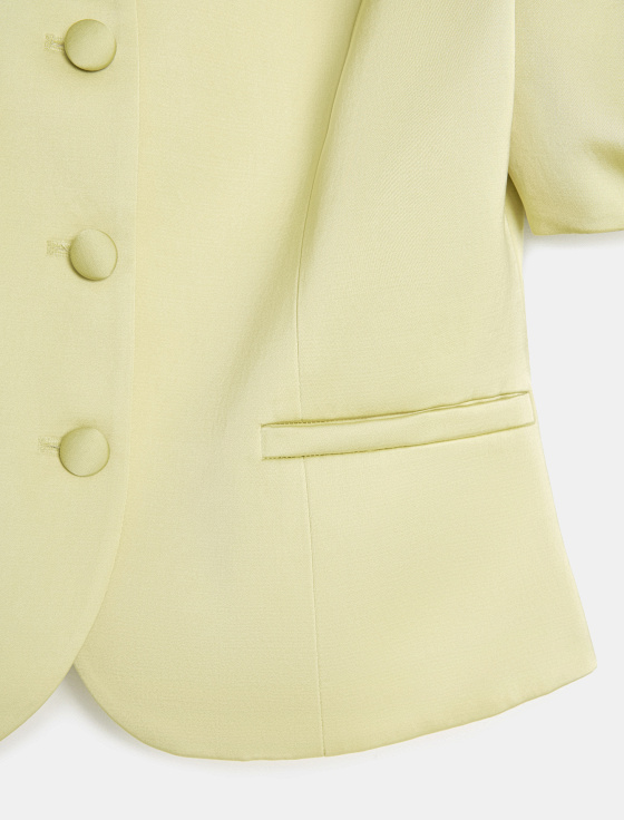 жакет из лиоцелла с коротким рукавом - цена, описание и отзывы - фото №4