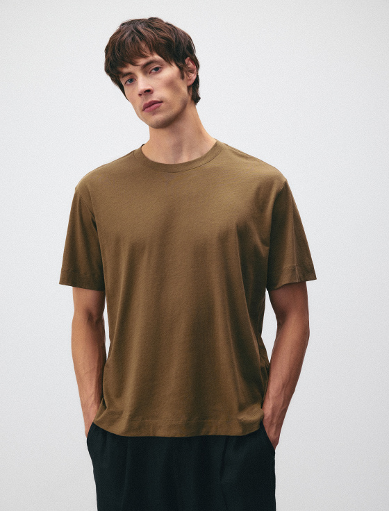 футболка из хлопка и льна - цена, описание и отзывы - фото №1