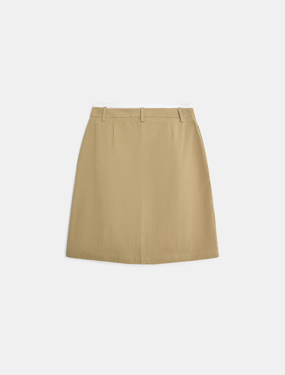 юбка миди с имитацией второго слоя - цена, описание и отзывы - фото №6