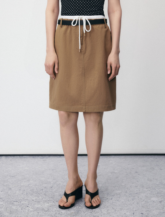 юбка миди с имитацией второго слоя - цена, описание и отзывы - фото №4