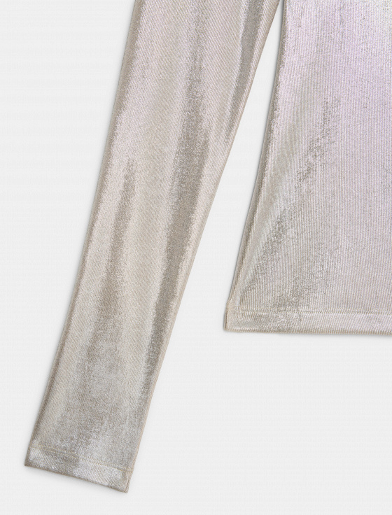 лонгслив с блестящим напылением - цена, описание и отзывы - фото №8