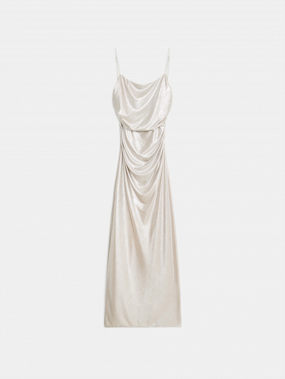 платье макси с блестящим напылением - цена, описание и отзывы - фото №1