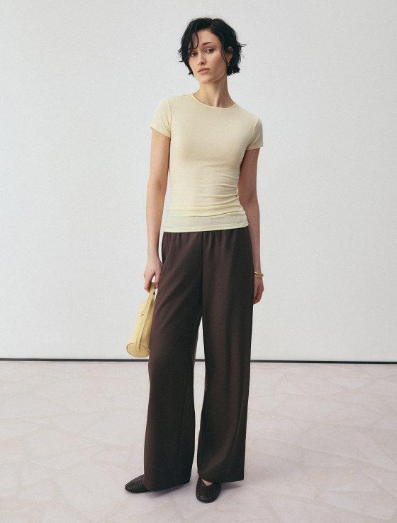 футболка из тенсела и шерсти - цена, описание и отзывы - фото №3