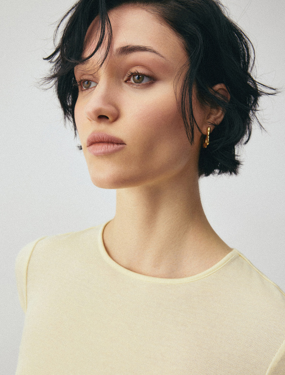 футболка из тенсела и шерсти - цена, описание и отзывы - фото №5