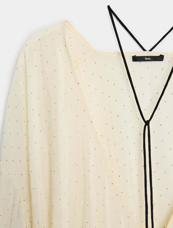 блуза на запах из 100% вискозы - цена, описание и отзывы - фото №7