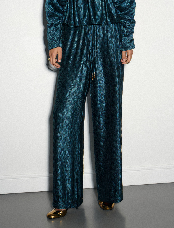 брюки из жатого сатина - цена, описание и отзывы - фото №2