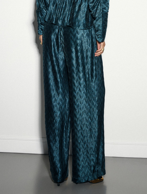 брюки из жатого сатина - цена, описание и отзывы - фото №3