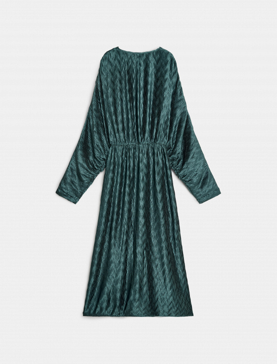 платье миди с сатиновым блеском - цена, описание и отзывы - фото №9