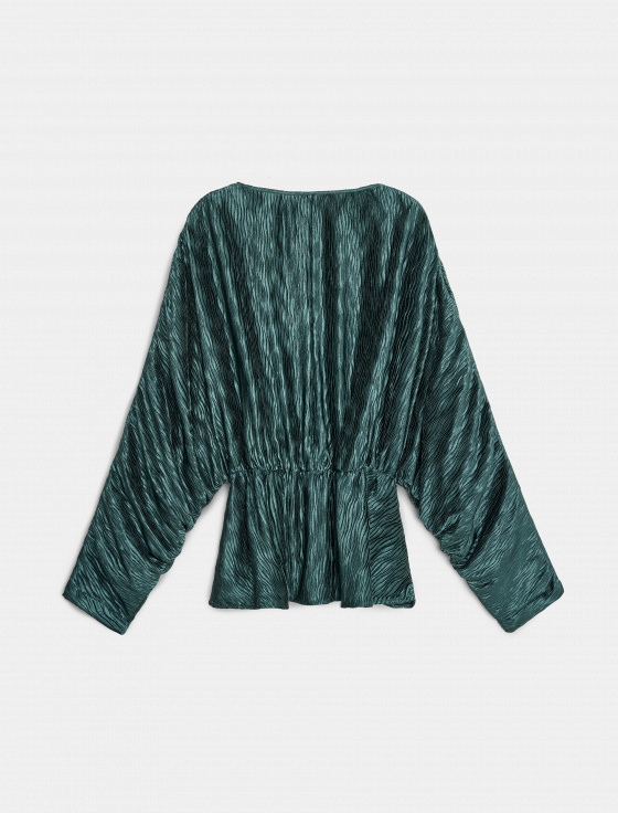 блуза из жатого сатина - цена, описание и отзывы - фото №9