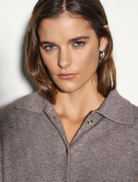 кардиган из шерсти с отложным воротом - цена, описание и отзывы - фото №3