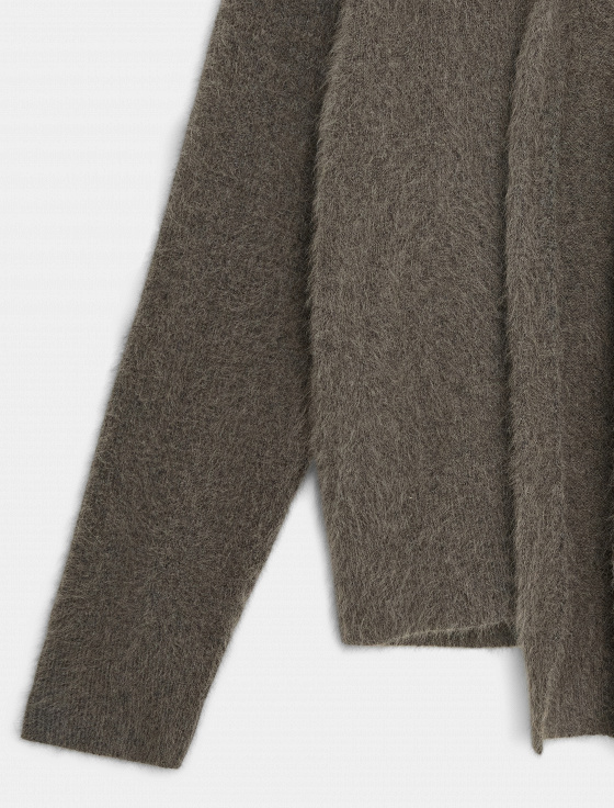 джемпер с капюшоном из шерсти - цена, описание и отзывы - фото №4