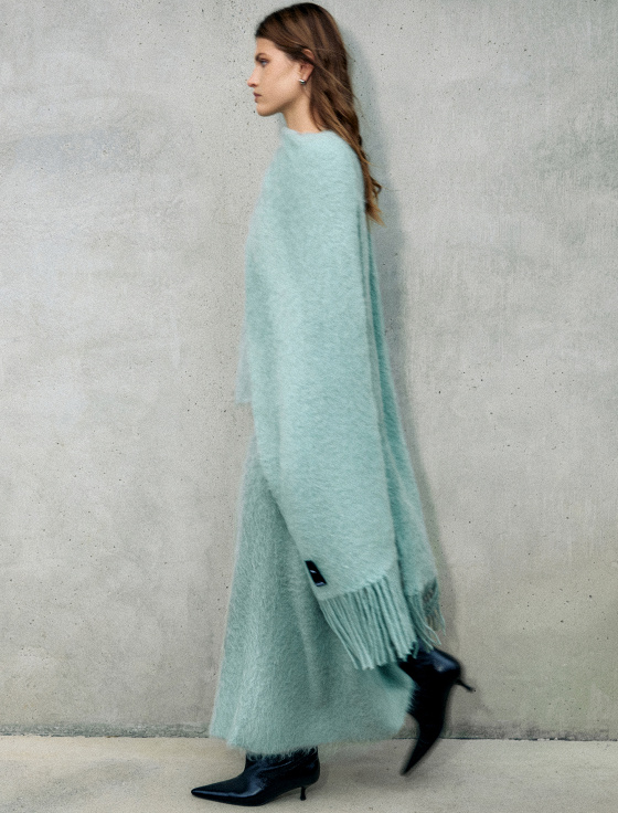 юбка миди из шерсти альпака - цена, описание и отзывы - фото №2