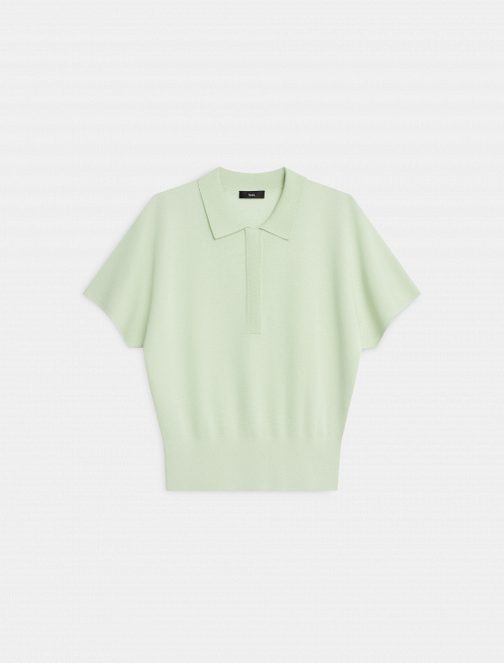 джемпер-поло из лиоцелла - цена, описание и отзывы - фото №1