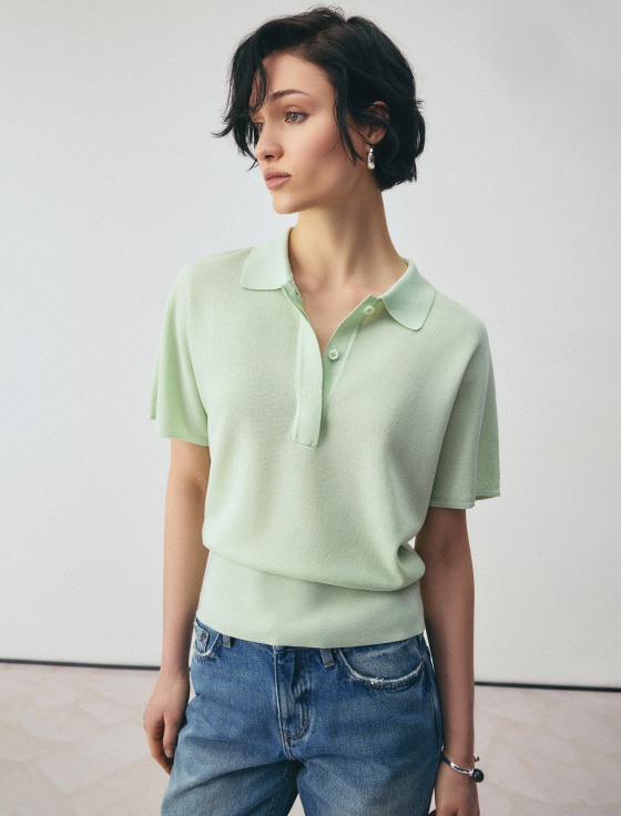 джемпер-поло из лиоцелла - цена, описание и отзывы - фото №2
