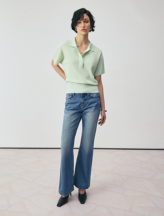 джемпер-поло из лиоцелла - цена, описание и отзывы - фото №4