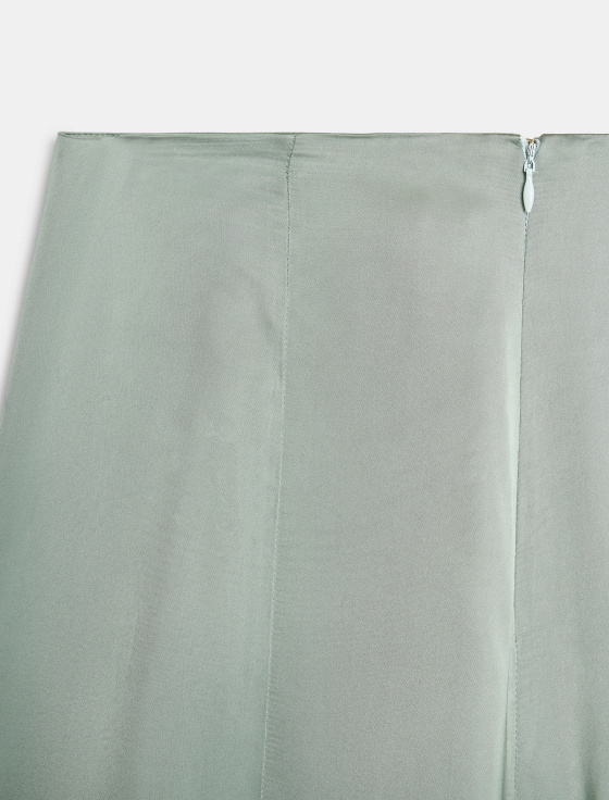 юбка миди из вискозы с кружевной отделкой - цена, описание и отзывы - фото №4