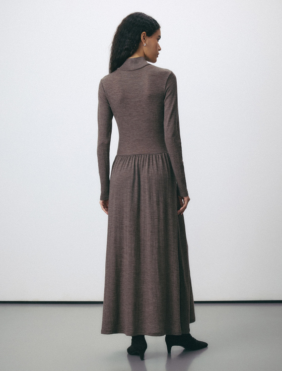платье макси из 100% шерсти - цена, описание и отзывы - фото №4