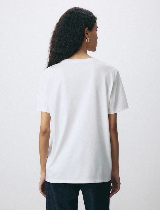 футболка из 100% хлопка - цена, описание и отзывы - фото №3