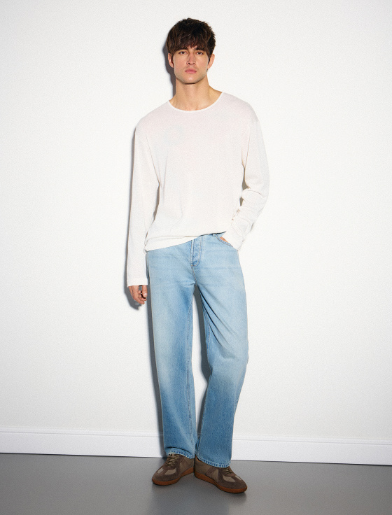 джемпер из хлопка, шёлка и льна - цена, описание и отзывы - фото №3