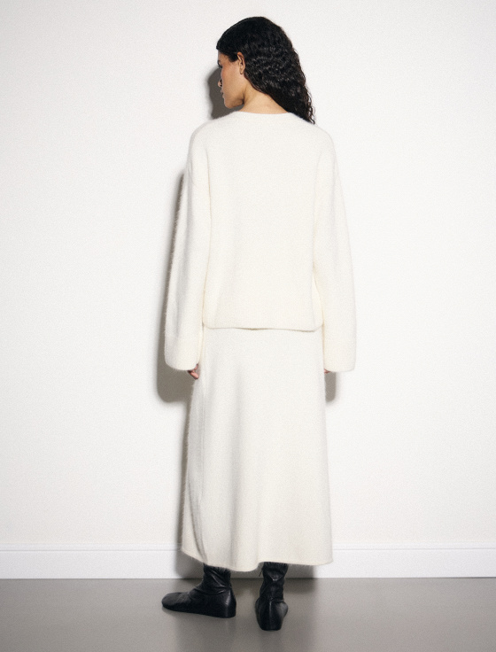 юбка макси с шерстью ангоры - цена, описание и отзывы - фото №4