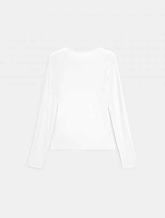 лонгслив из тенсела и шерсти - цена, описание и отзывы - фото №3