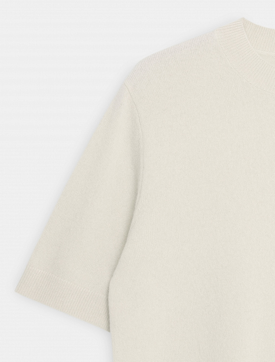 джемпер из шерсти и кашемира с коротким рукавом - цена, описание и отзывы - фото №3