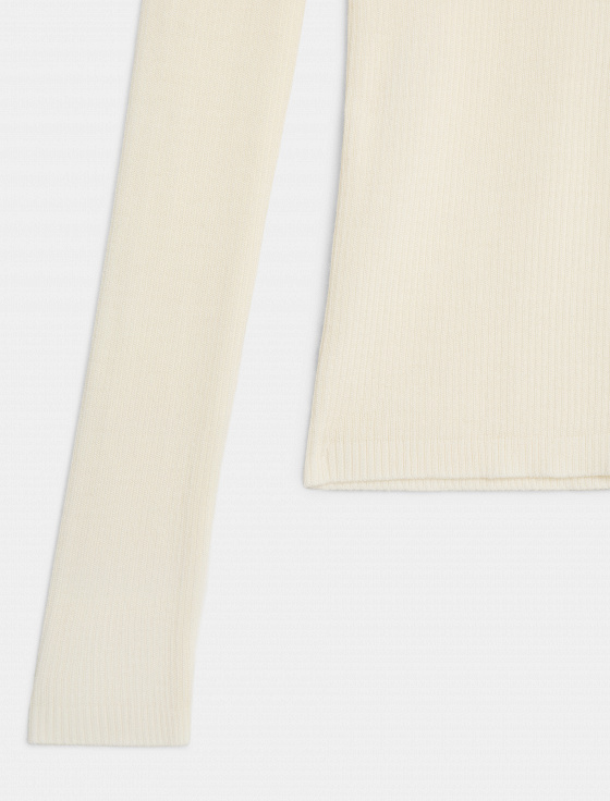 джемпер из 100% шерсти с горловиной на молнии - цена, описание и отзывы - фото №7