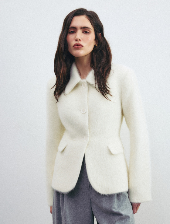 жакет с шерстью кролика - цена, описание и отзывы - фото №1