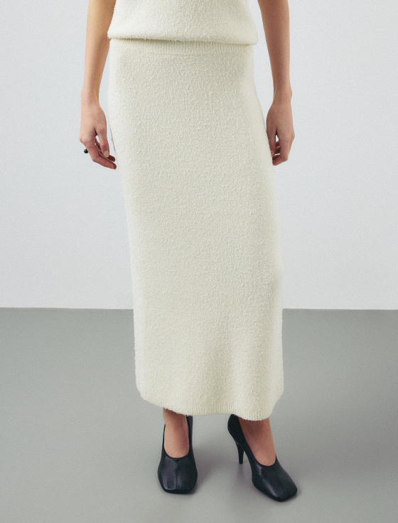 юбка миди из хлопка и шерсти - цена, описание и отзывы - фото №4